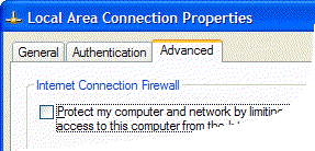 Disable the WindowsXP Firewall temporarily